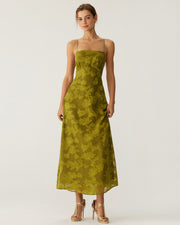 Frances | Ruched Fit Backless Floral Maxi Dress