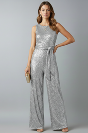Georgia | Straight Leg Sequin Evening Jumpsuit
