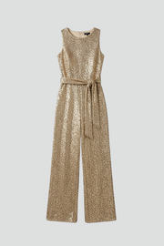 Georgia | Straight Leg Sequin Evening Jumpsuit