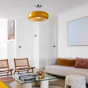 Glass Bauhaus Ceiling Light with Warm Gradient Shade – Ideal for Living Room or Hallway