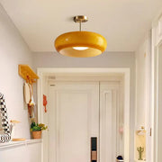 Glass Bauhaus Ceiling Light with Warm Gradient Shade – Ideal for Living Room or Hallway