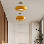 Glass Bauhaus Ceiling Light with Warm Gradient Shade – Ideal for Living Room or Hallway