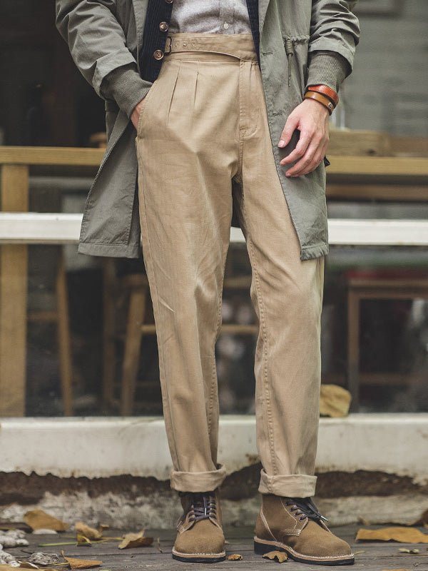 Graham | Straight Fit Adjustable Waist Gurkha Pants