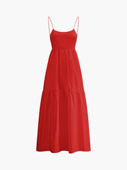 Hadley | Fitted Backless Midi Dress