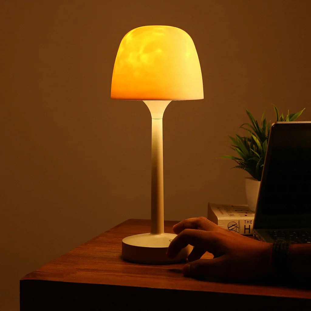 Halifax Ambient Aurora Borealis Table Lamp with Wireless Control – Ideal for Bedroom or Living Room