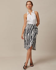 Harper | Sleeveless Collared Cotton Shirt Holiday Clothes