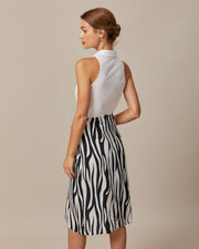 Harper | Sleeveless Collared Cotton Shirt Holiday Clothes
