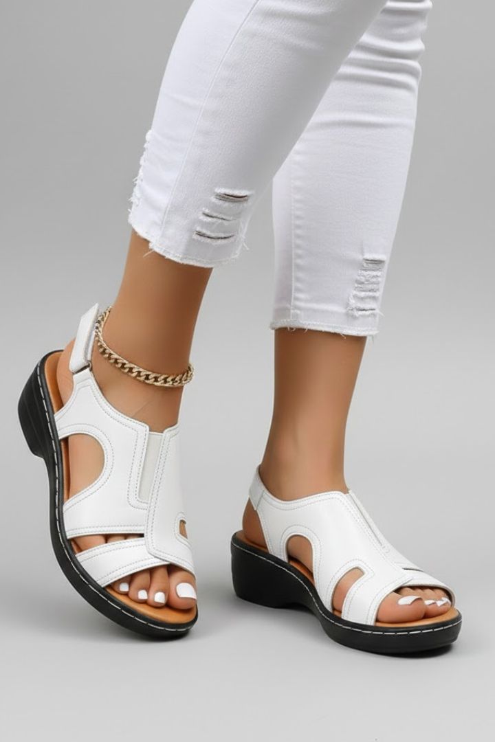 Izabella | Platform Open Toe Cutout Sandals