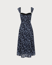 Jacinta | Fitted Sweetheart Neck Wedding Guest Midi Dress