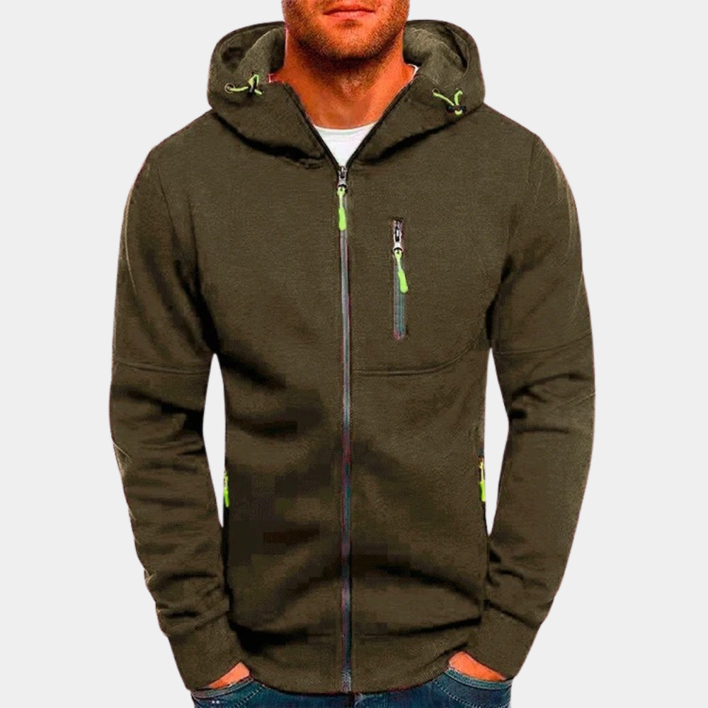 Jonas | Relaxed Fit Zip-Up Hoodie
