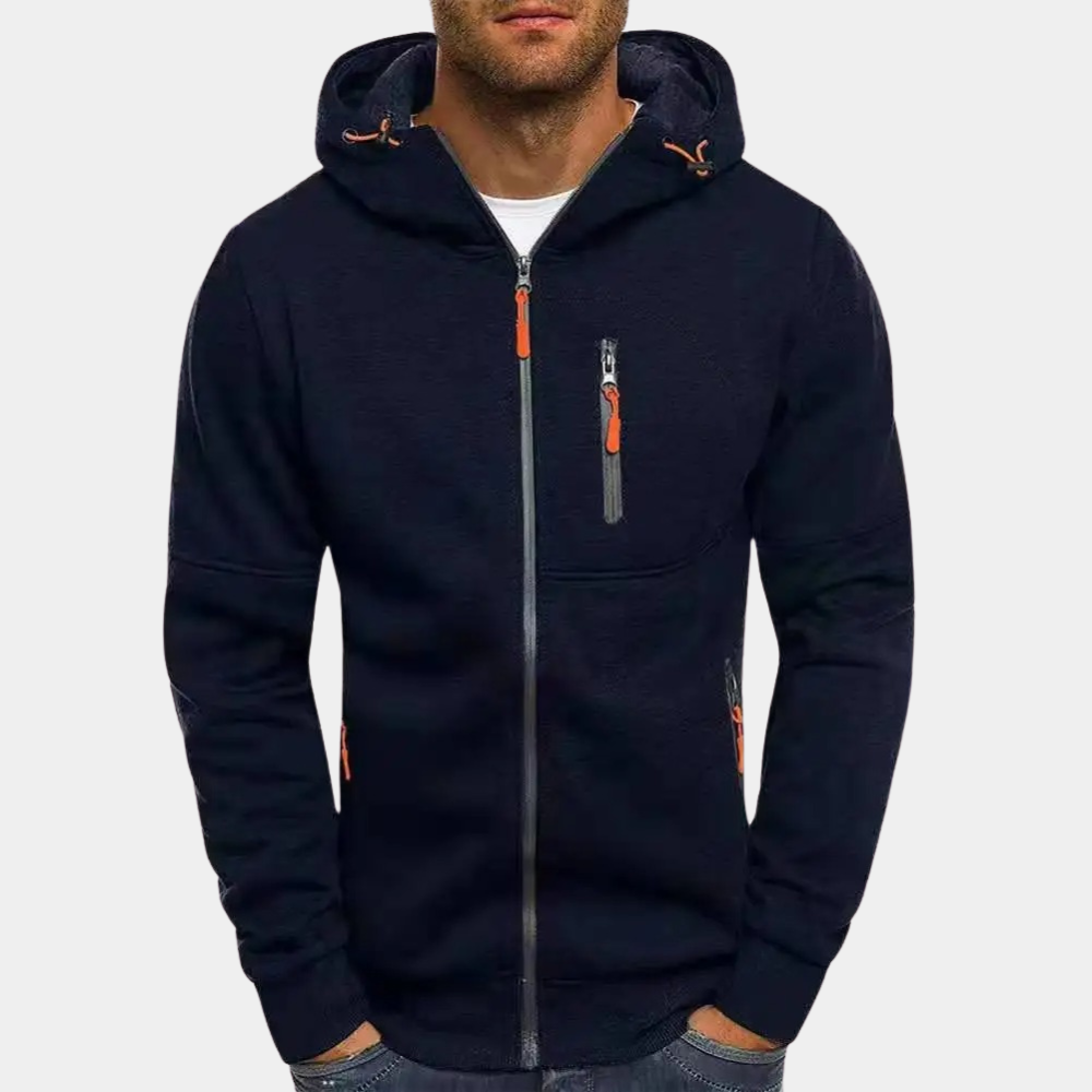 Jonas | Relaxed Fit Zip-Up Hoodie