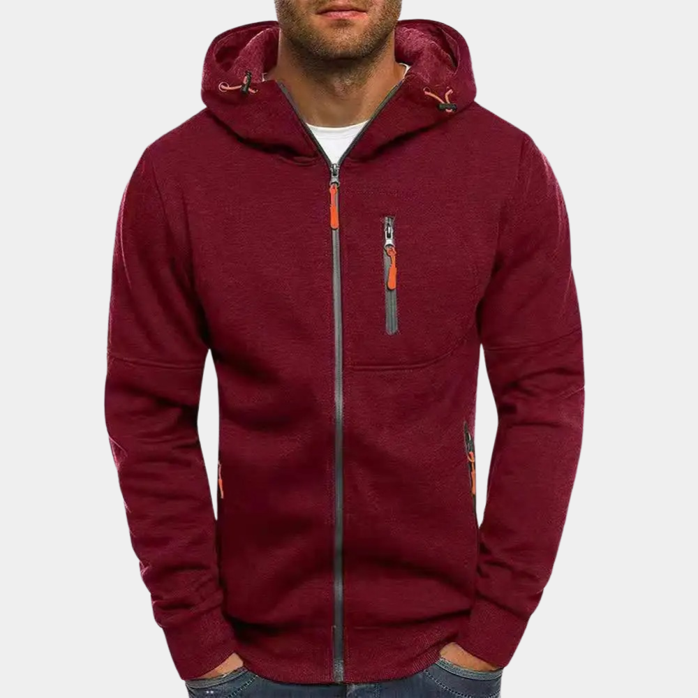 Jonas | Relaxed Fit Zip-Up Hoodie