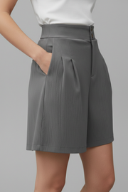 Kennedy | High Waist Wide Leg Shorts