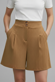 Kennedy | High Waist Wide Leg Shorts
