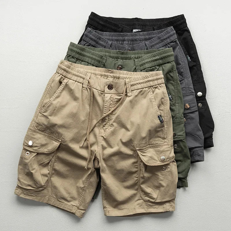 Kira | Relaxed Fit Cotton Cargo Shorts