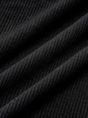 Kira | Slim Fit Piping Long Sleeve Holiday Top