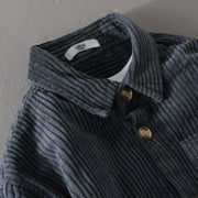 Knox | Slim Fit Ribbed Velvet T-Shirt