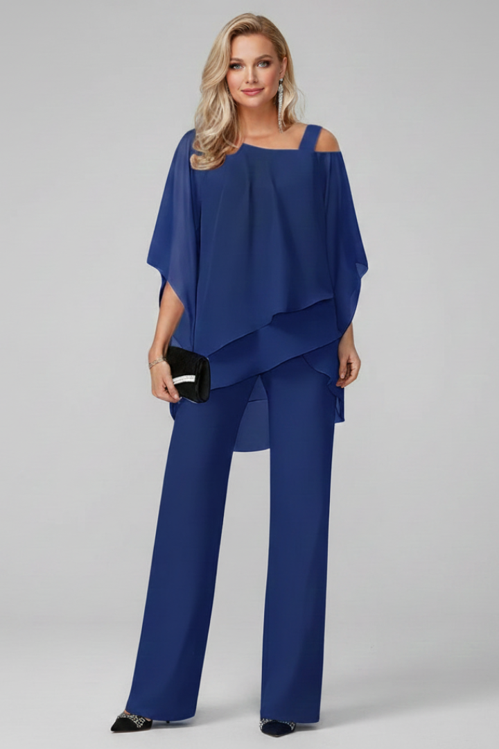 Lauren | Off-Shoulder Flowing Wide-Leg Jumpsuit