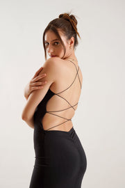 Layla | Fitted Backless Maxi Dress
