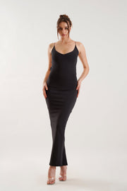Layla | Fitted Backless Maxi Dress