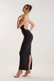 Layla | Fitted Backless Maxi Dress