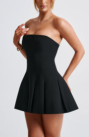 Lia | Strapless Fit-and-Flare Concert Outfit Mini Dress