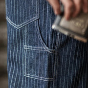 Louis | Slim Fit Indigo Denim Overalls