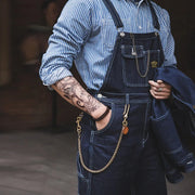 Louis | Slim Fit Indigo Denim Overalls