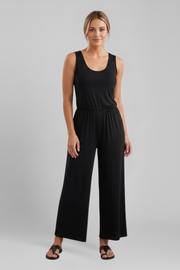 Louisa | Relaxed Fit Round-Neck Wide-Leg Jumpsuit