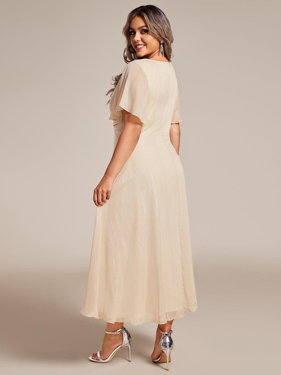 Lucille | Twist Knot A-Line Wedding Guest Dress