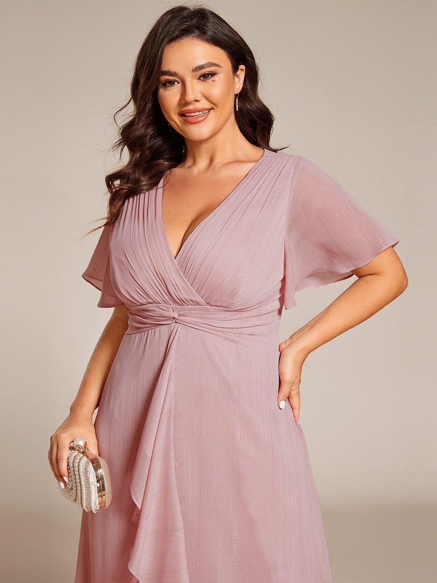 Lucille | Twist Knot A-Line Wedding Guest Dress
