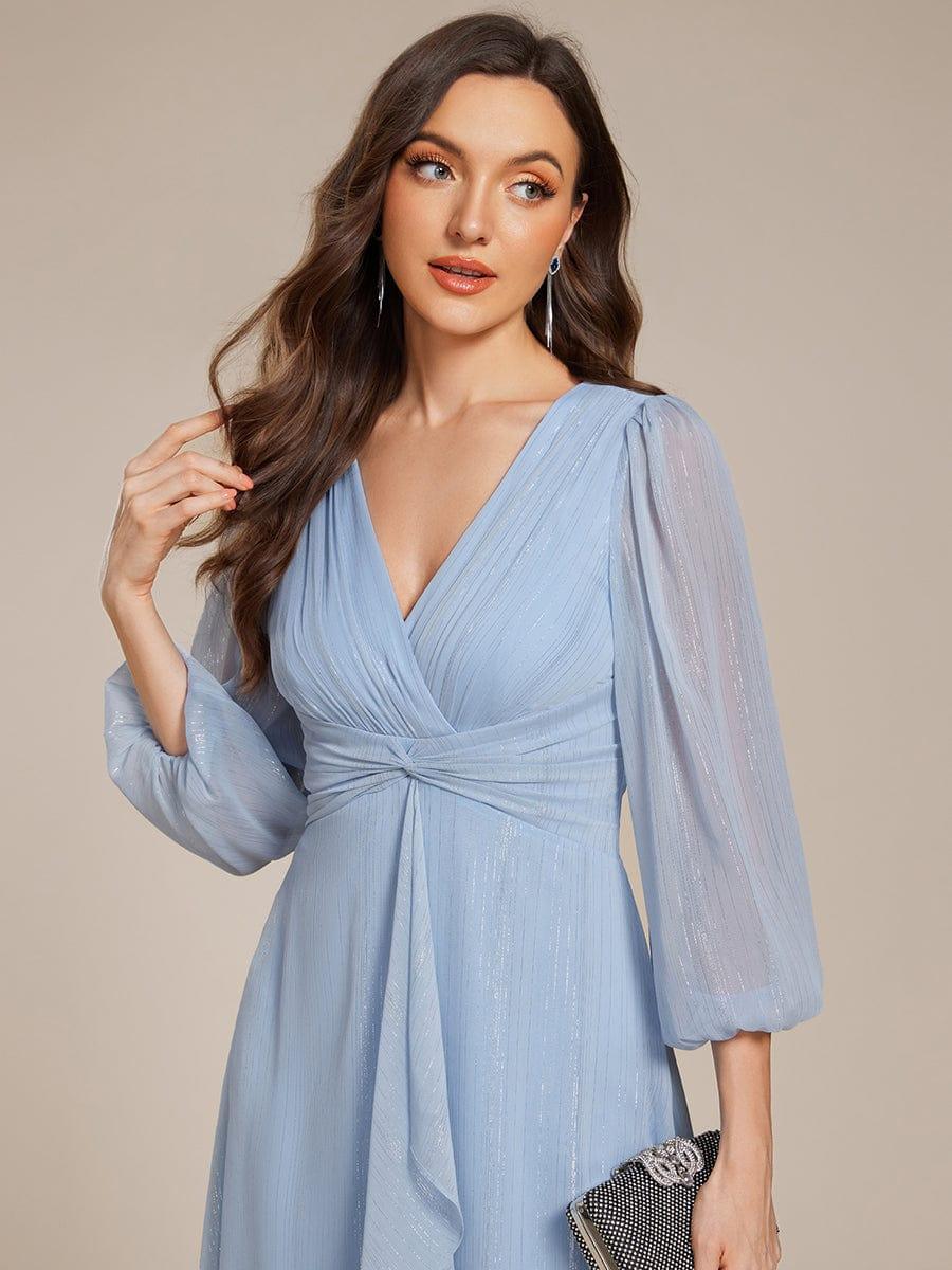 Lucille | Twist Knot A-Line Wedding Guest Dress