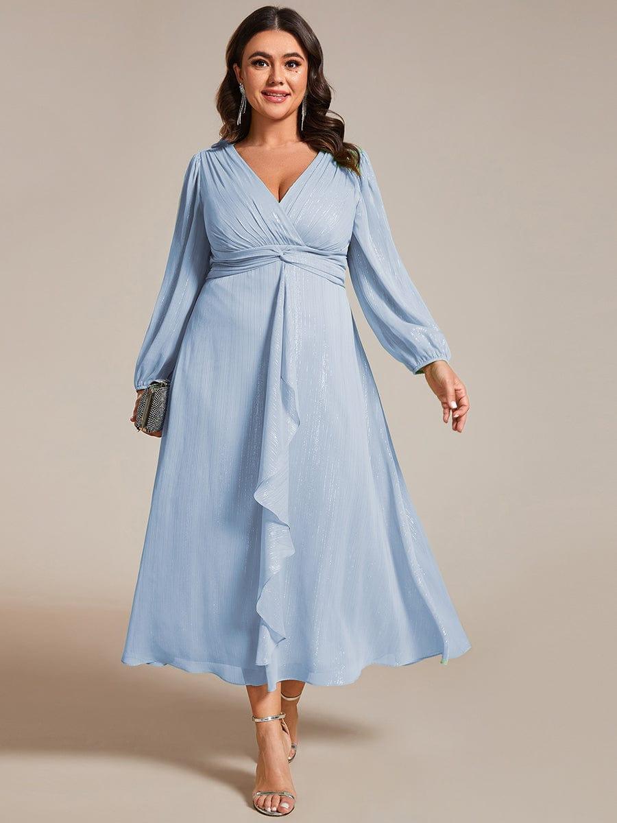 Lucille | Twist Knot A-Line Wedding Guest Dress