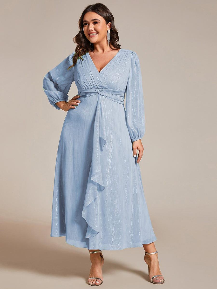 Lucille | Twist Knot A-Line Wedding Guest Dress