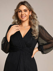 Lucille | Twist Knot A-Line Wedding Guest Dress