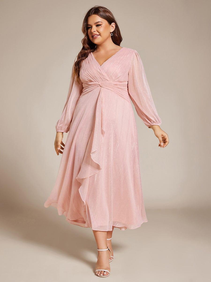 Lucille | Twist Knot A-Line Wedding Guest Dress