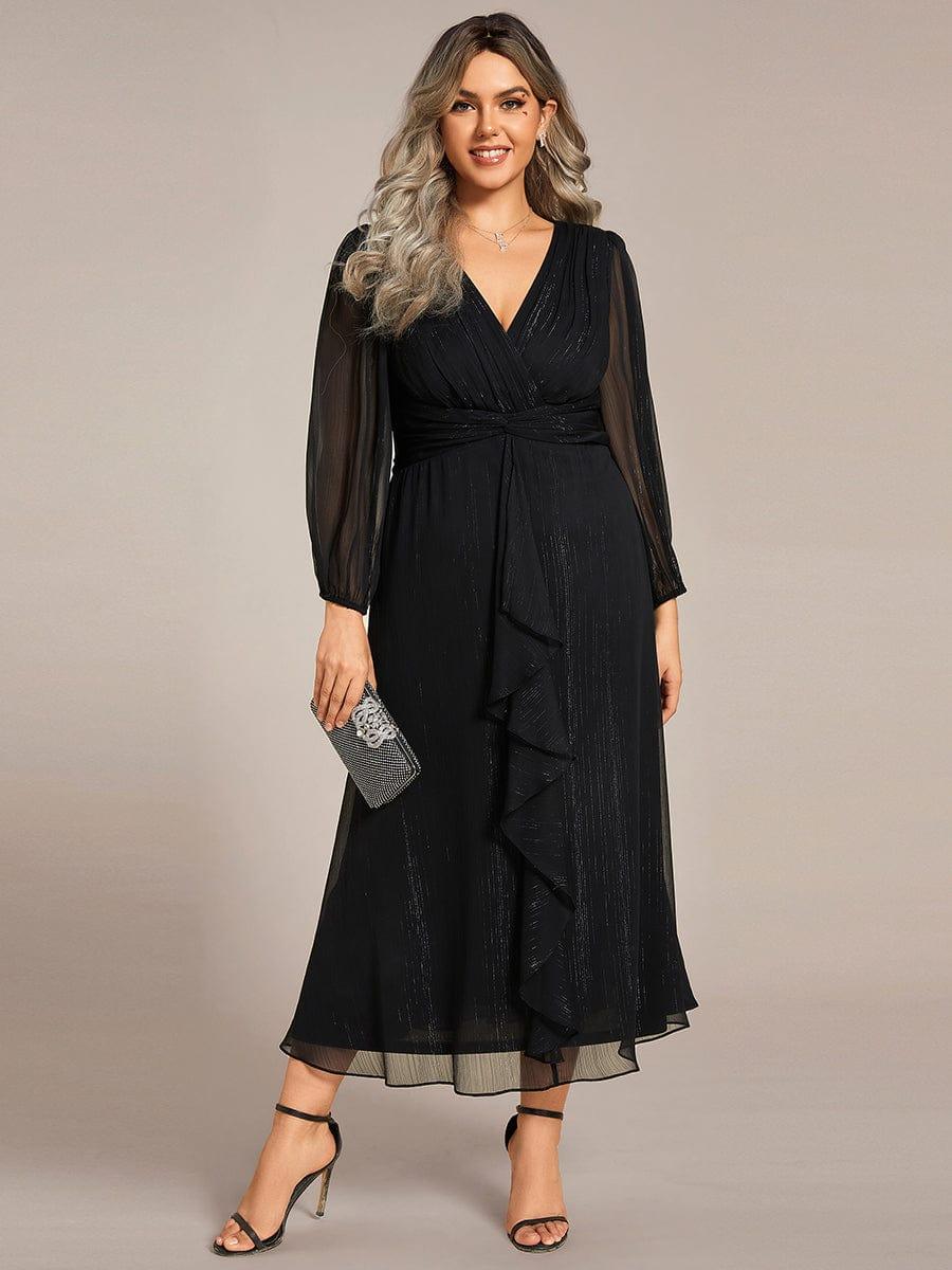 Lucille | Twist Knot A-Line Wedding Guest Dress