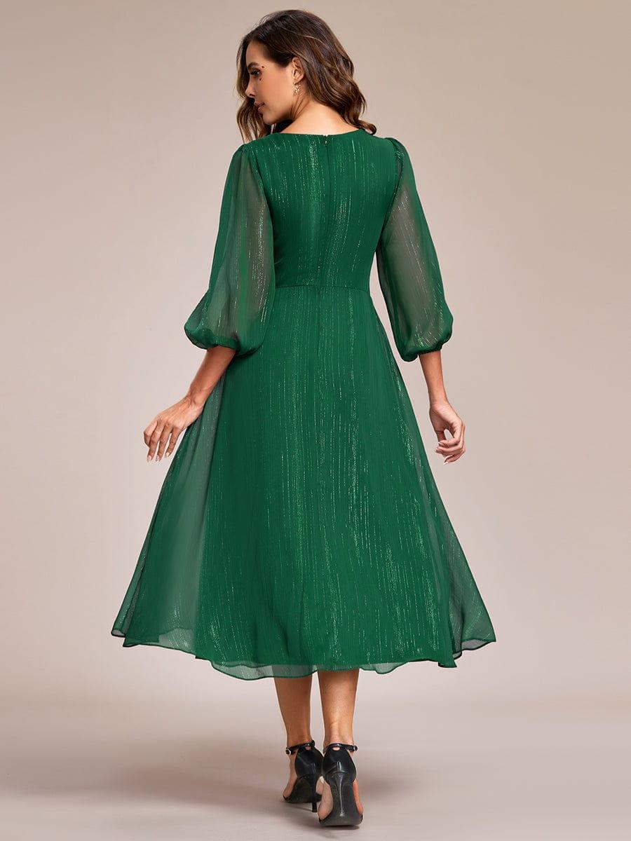 Lucille | Twist Knot A-Line Wedding Guest Dress