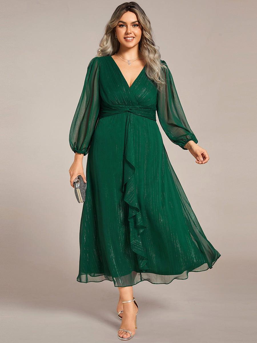 Lucille | Twist Knot A-Line Wedding Guest Dress