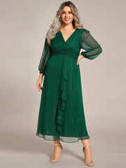 Lucille | Twist Knot A-Line Wedding Guest Dress