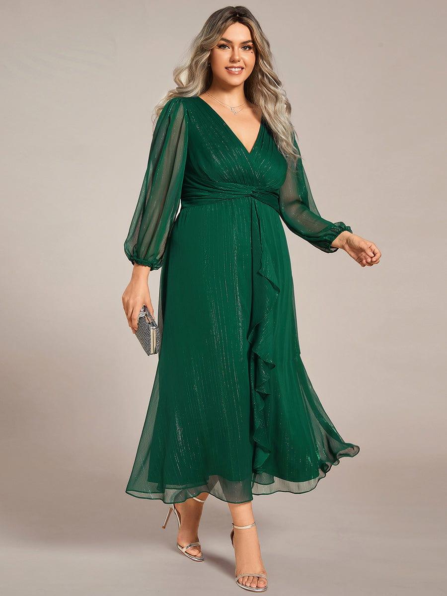 Lucille | Twist Knot A-Line Wedding Guest Dress