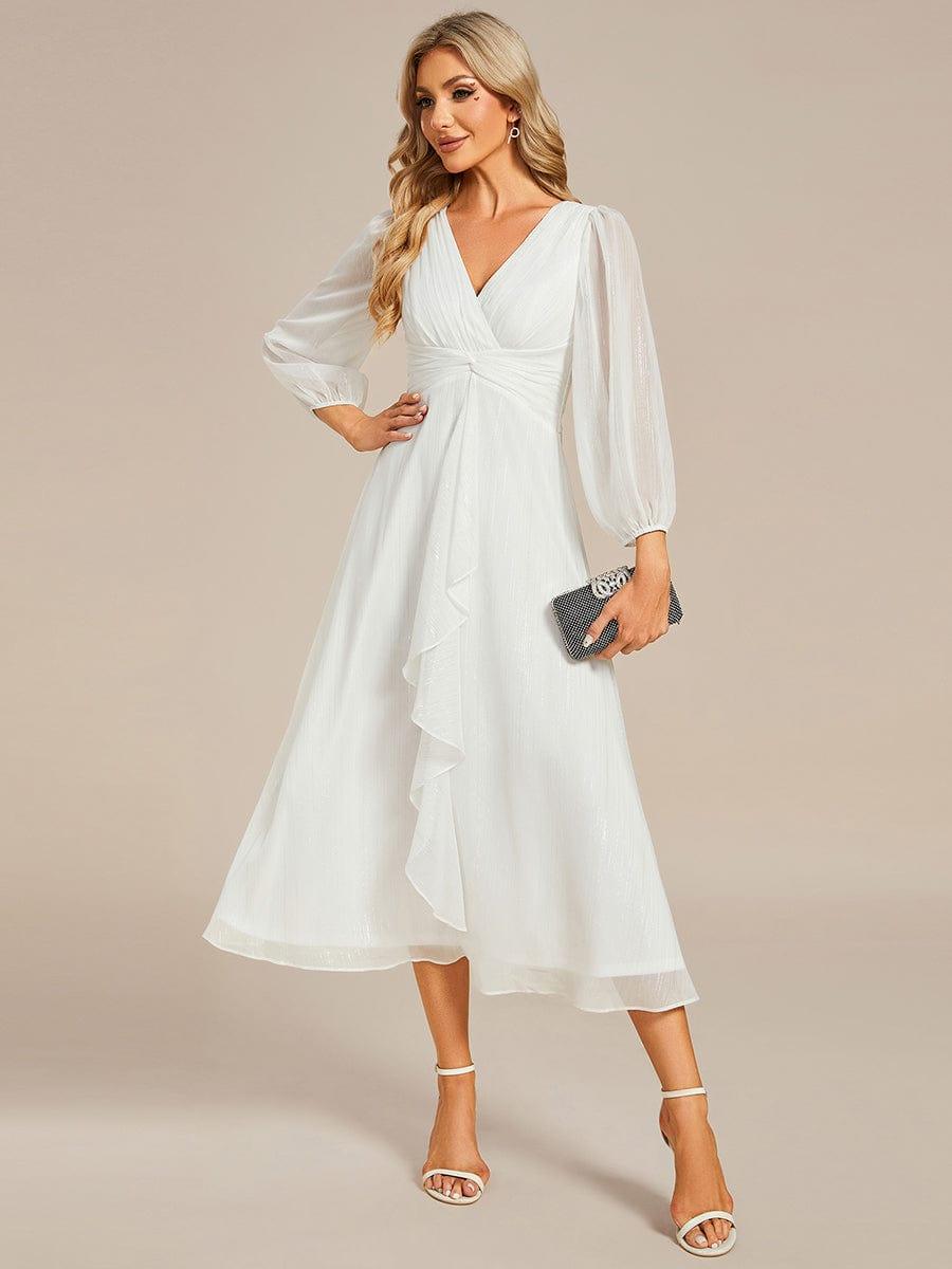 Lucille | Twist Knot A-Line Wedding Guest Dress
