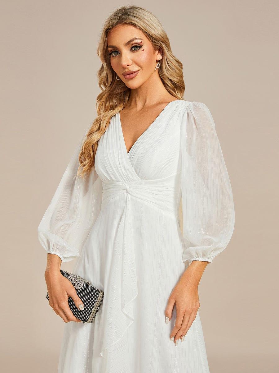 Lucille | Twist Knot A-Line Wedding Guest Dress