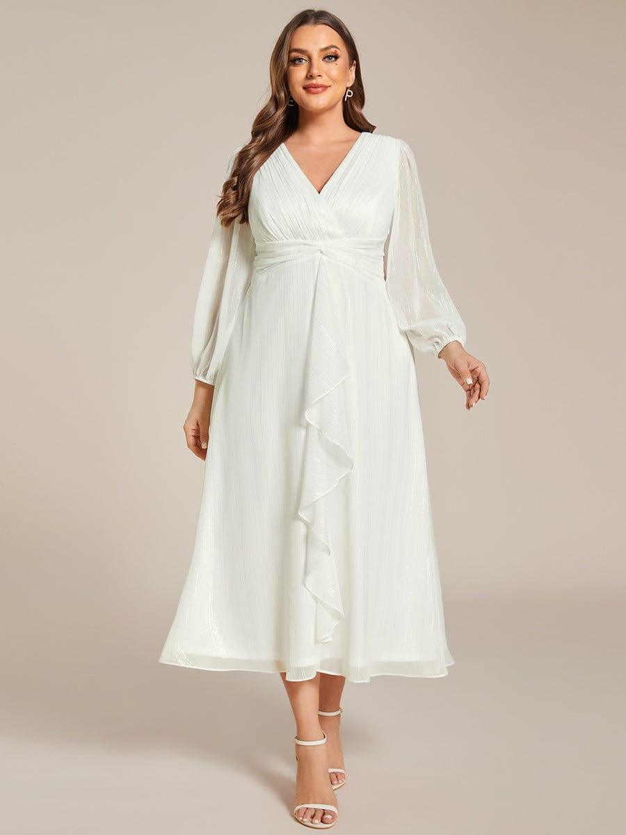 Lucille | Twist Knot A-Line Wedding Guest Dress