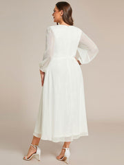 Lucille | Twist Knot A-Line Wedding Guest Dress