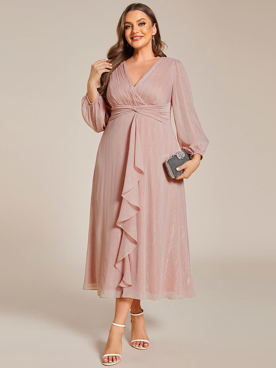 Lucille | Twist Knot A-Line Wedding Guest Dress