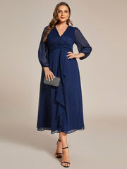Lucille | Twist Knot A-Line Wedding Guest Dress