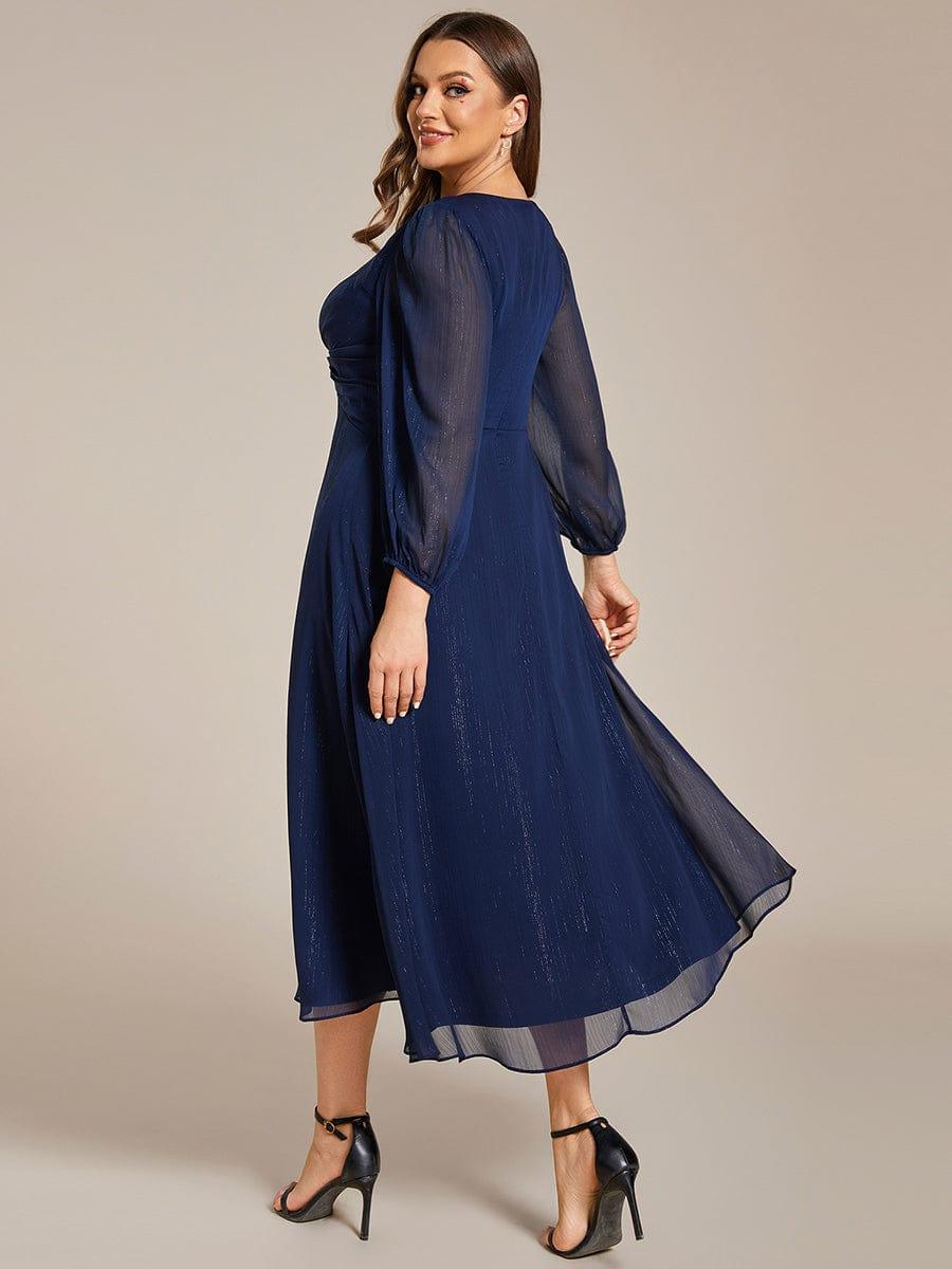 Lucille | Twist Knot A-Line Wedding Guest Dress