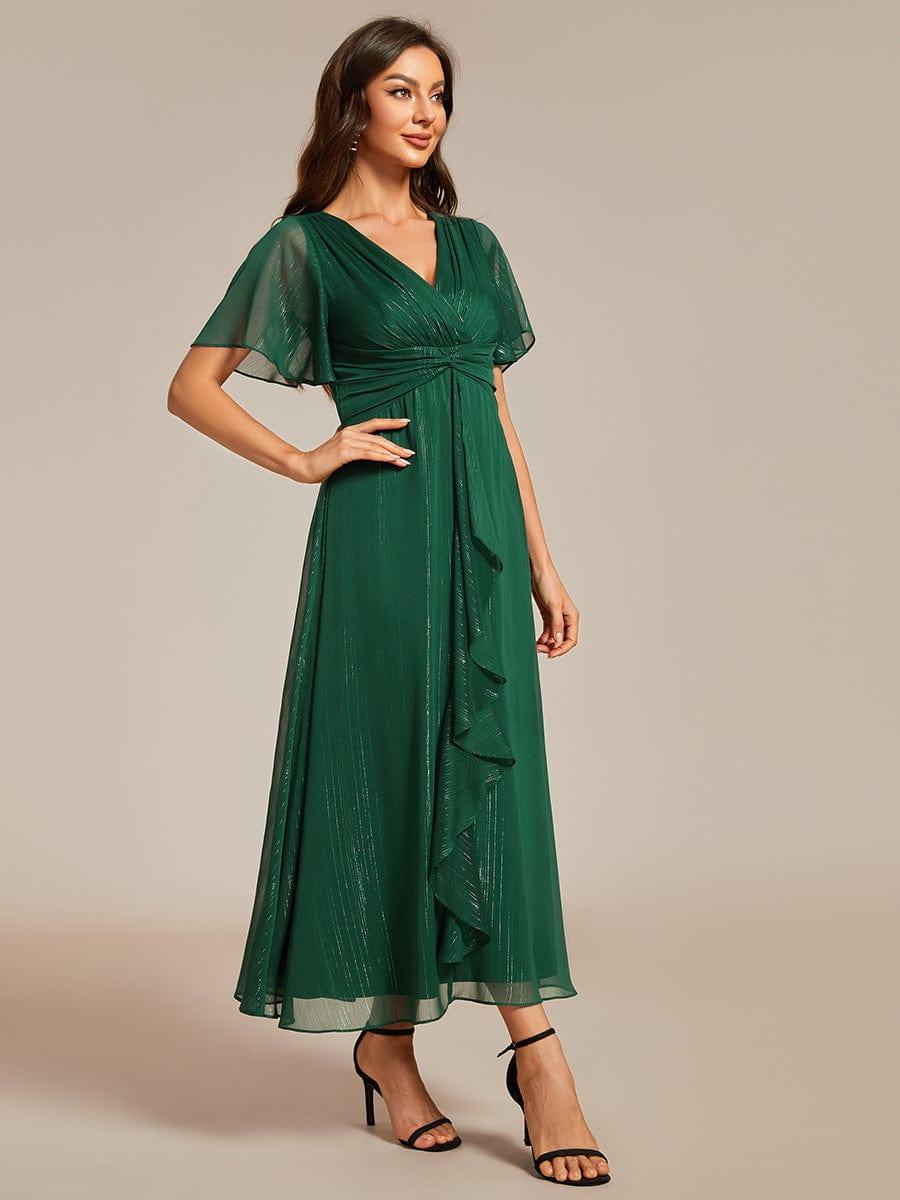 Lucille | Twist Knot A-Line Wedding Guest Dress