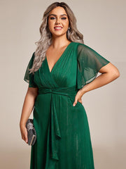 Lucille | Twist Knot A-Line Wedding Guest Dress